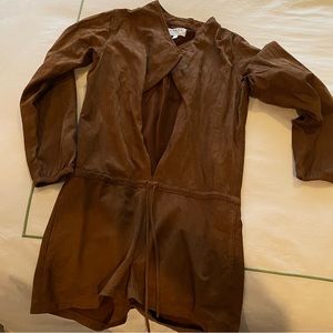 Suede jumpsuit from Frame